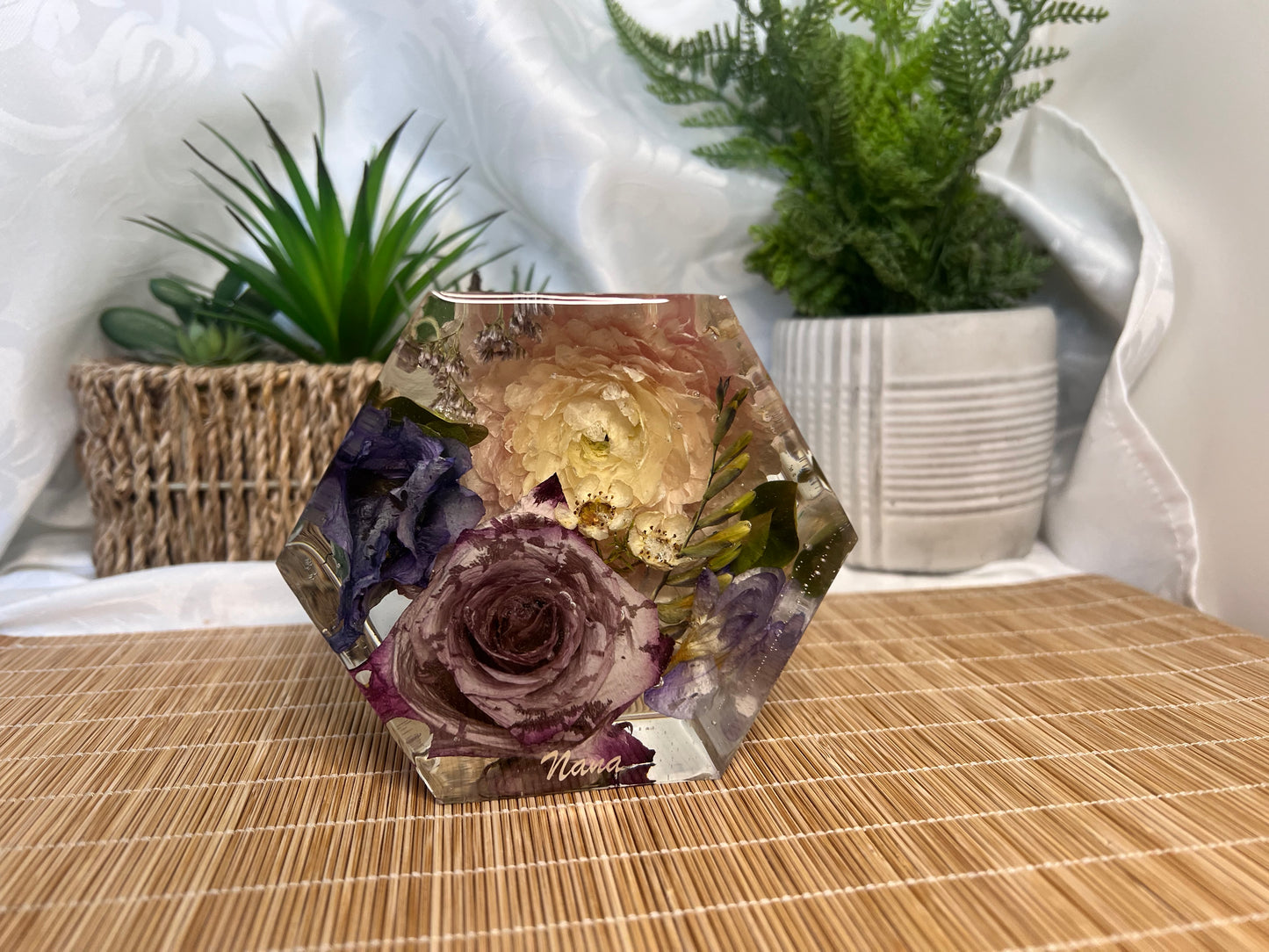 Hexagon Floral Blocks