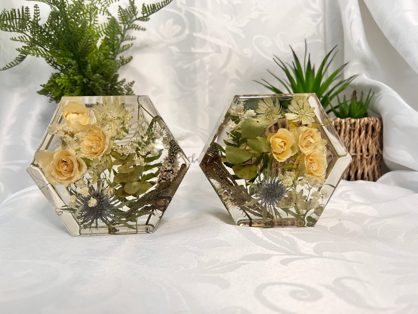 Hexagon Floral Blocks