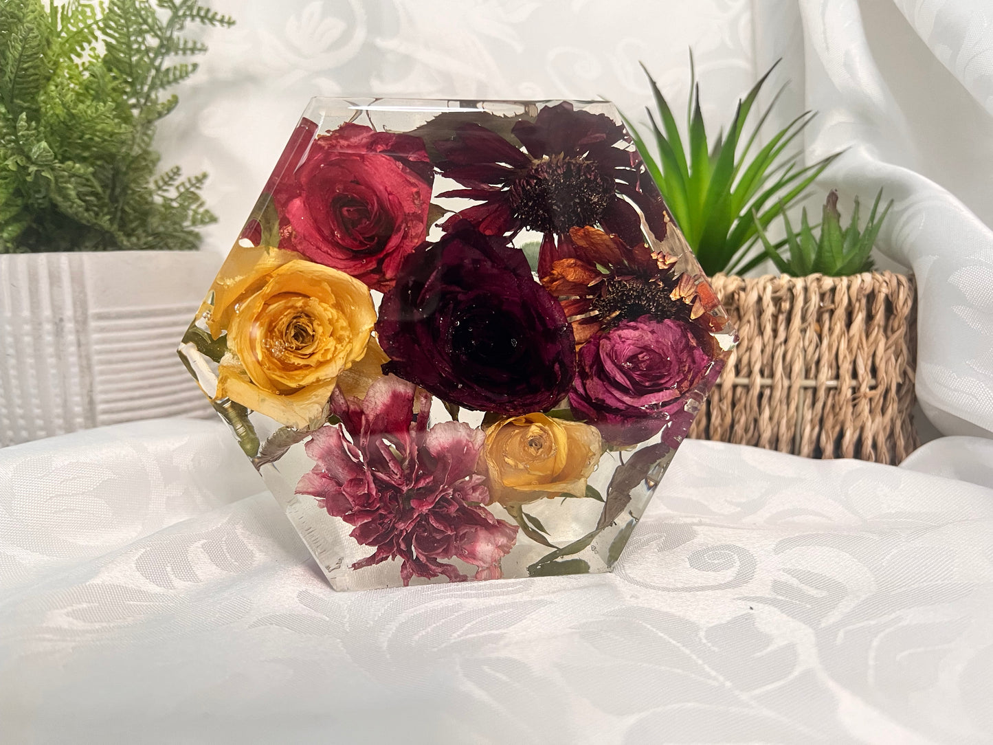 Hexagon Floral Blocks