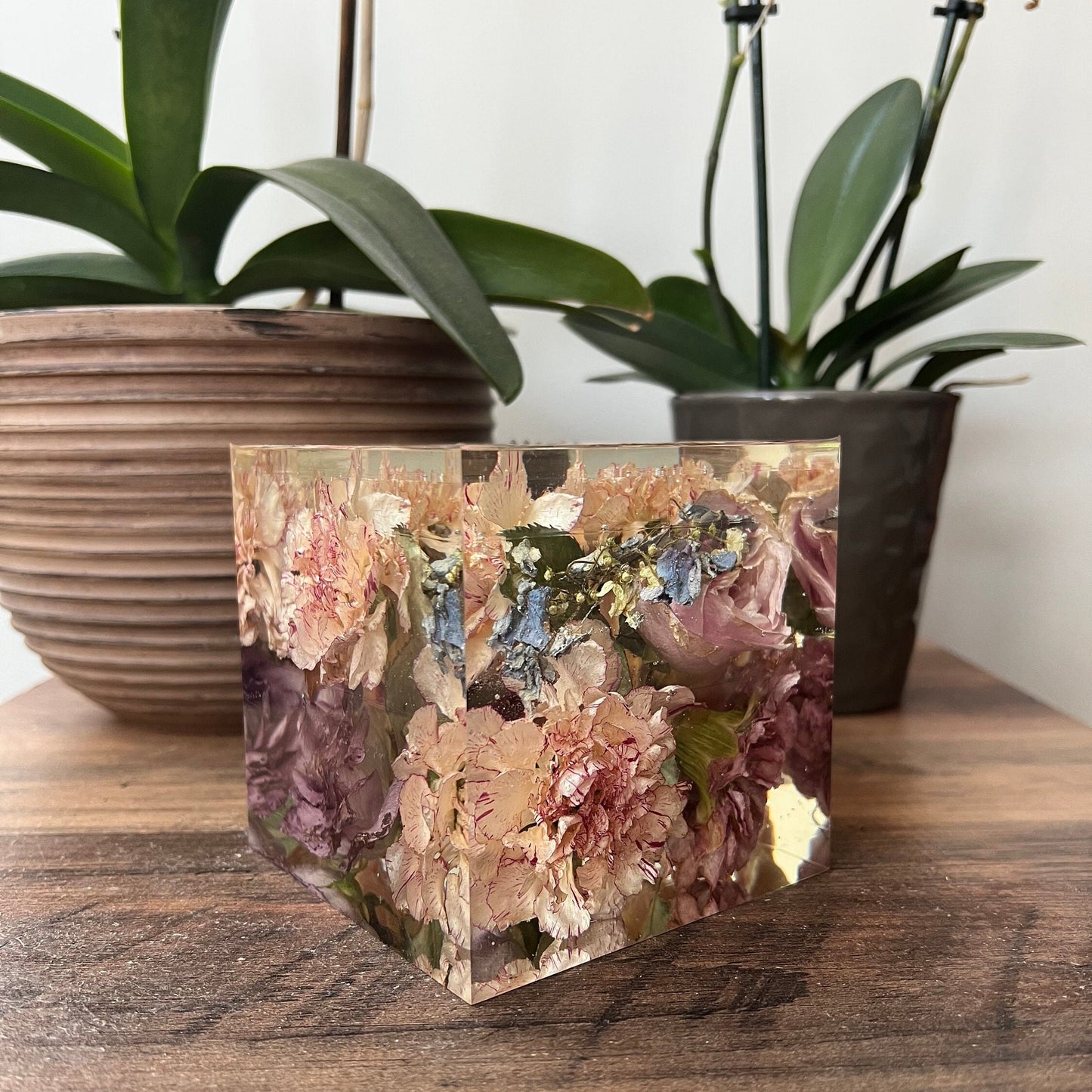 10cm Floral Cube