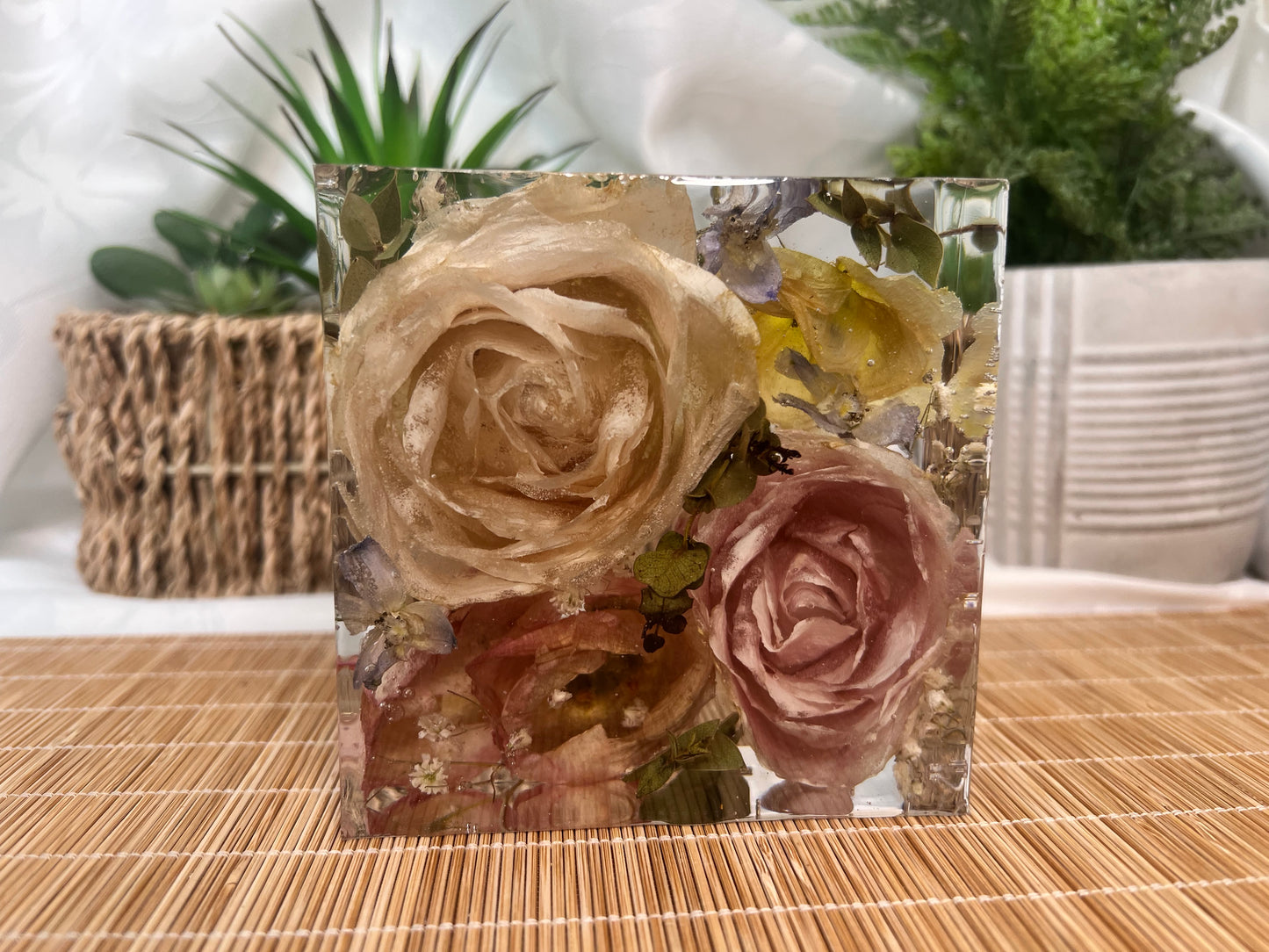 Square & Rectangle Floral Blocks