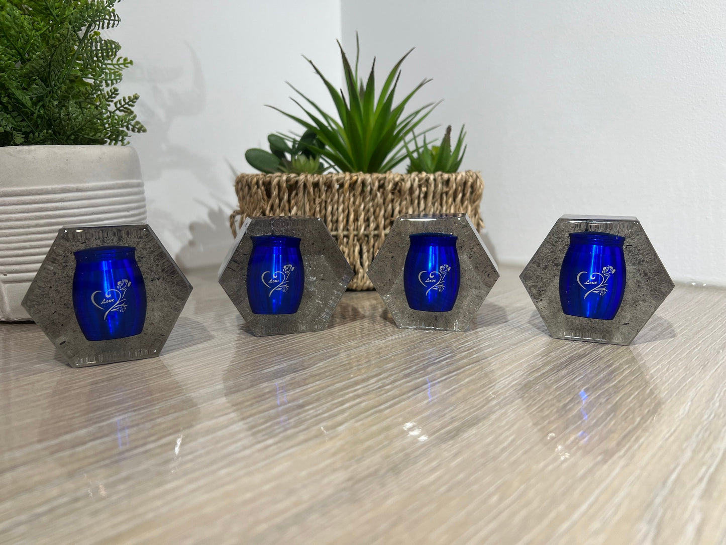 6cm Hex Paperweight