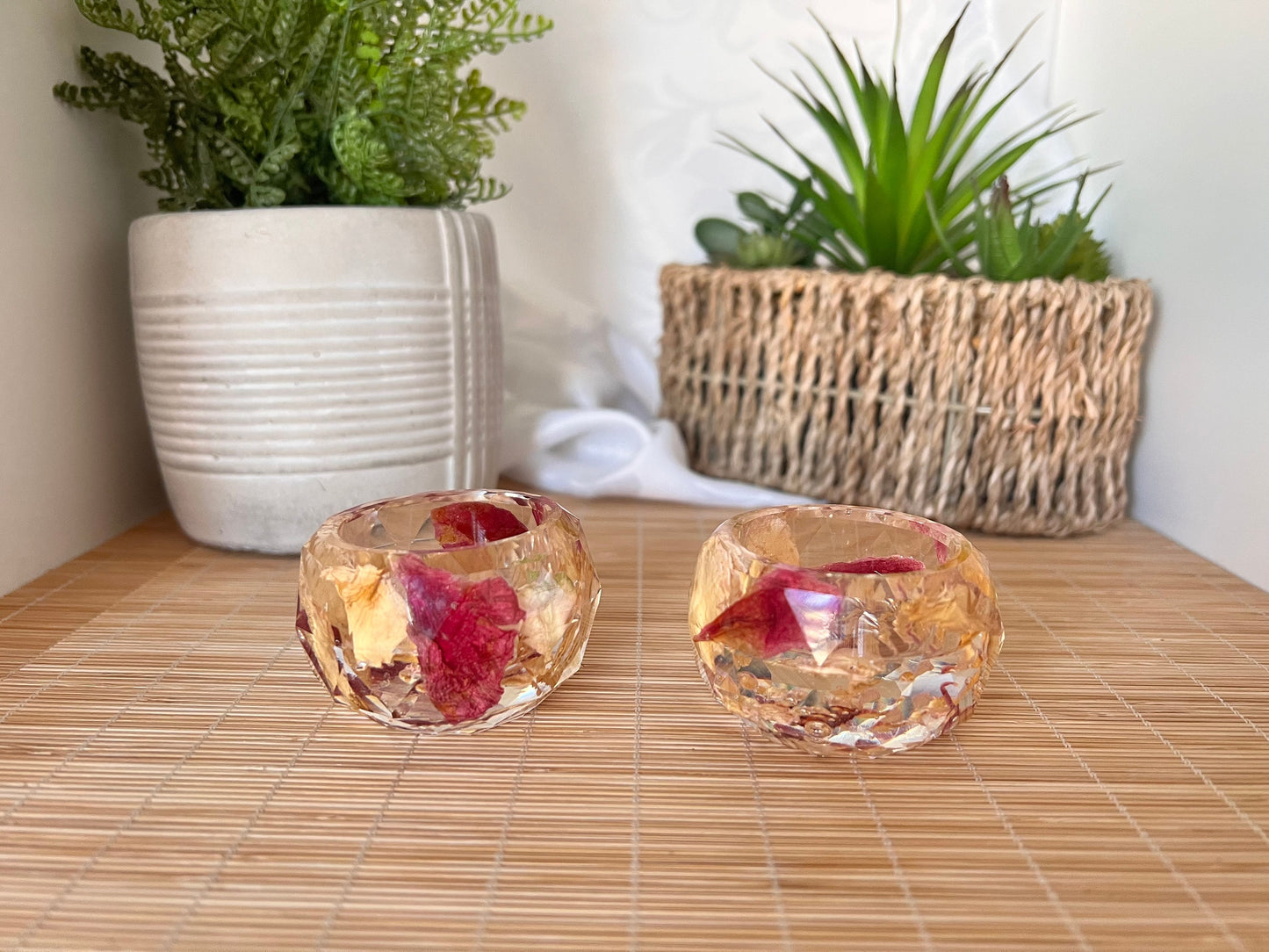 Small Faceted Tealight