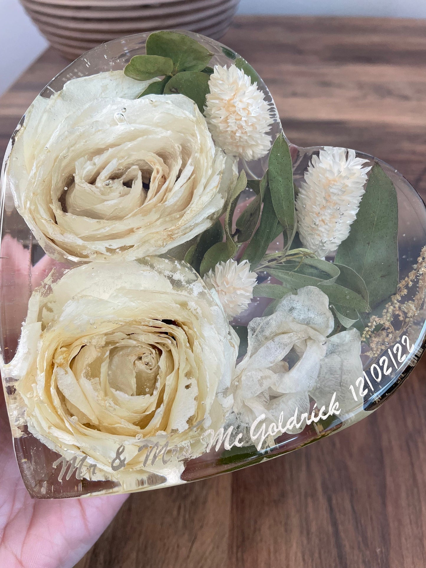 Wedding Bouquet Hearts