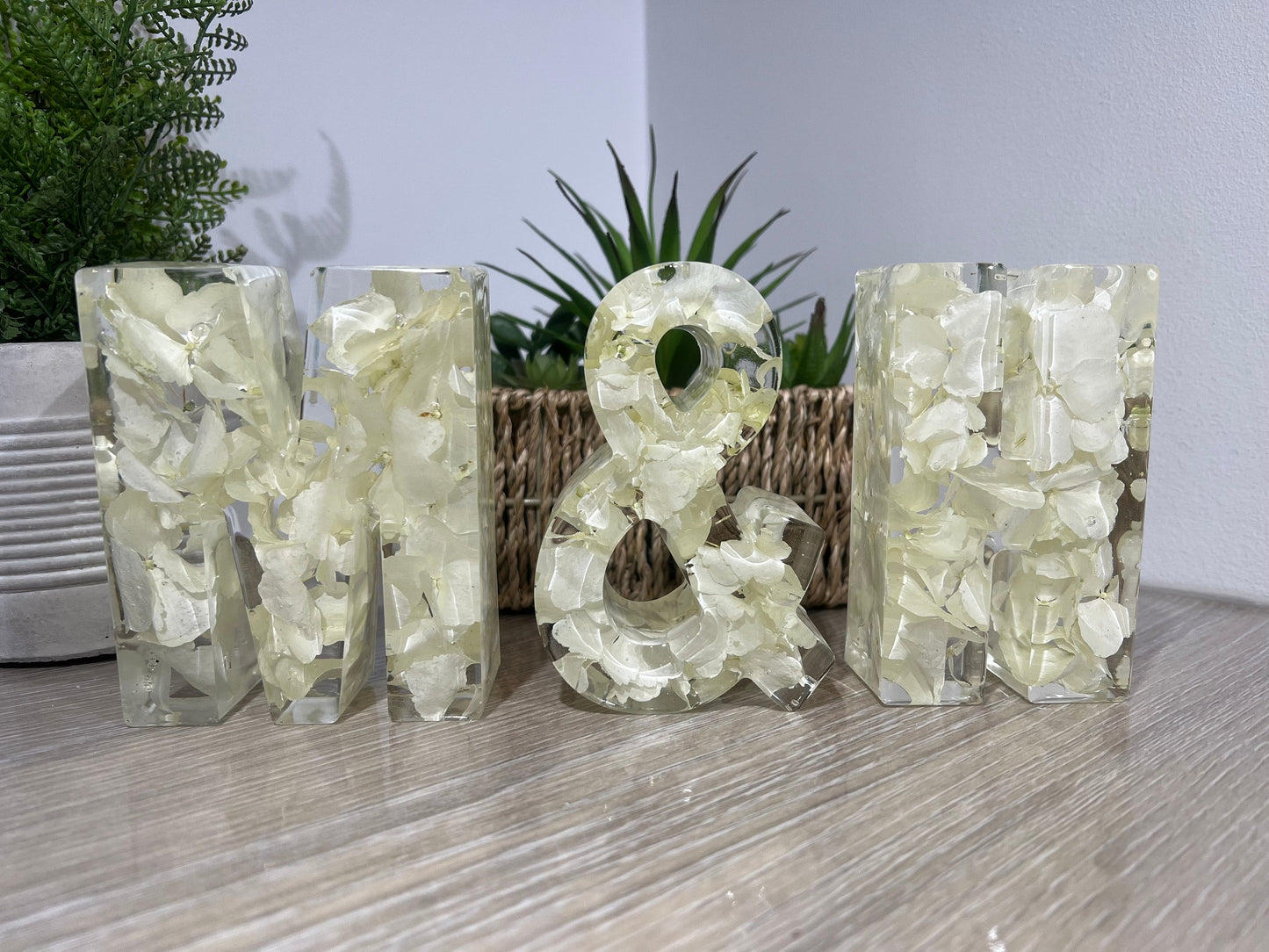 Set of medium initials