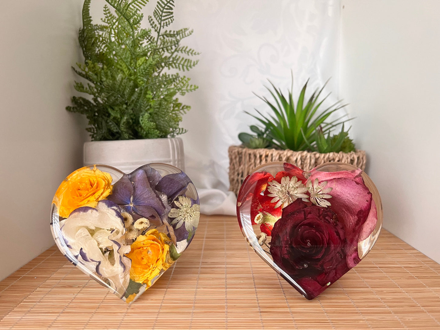 Upright Floral Heart