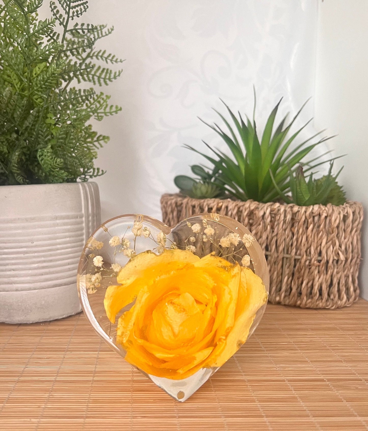Upright Floral Heart