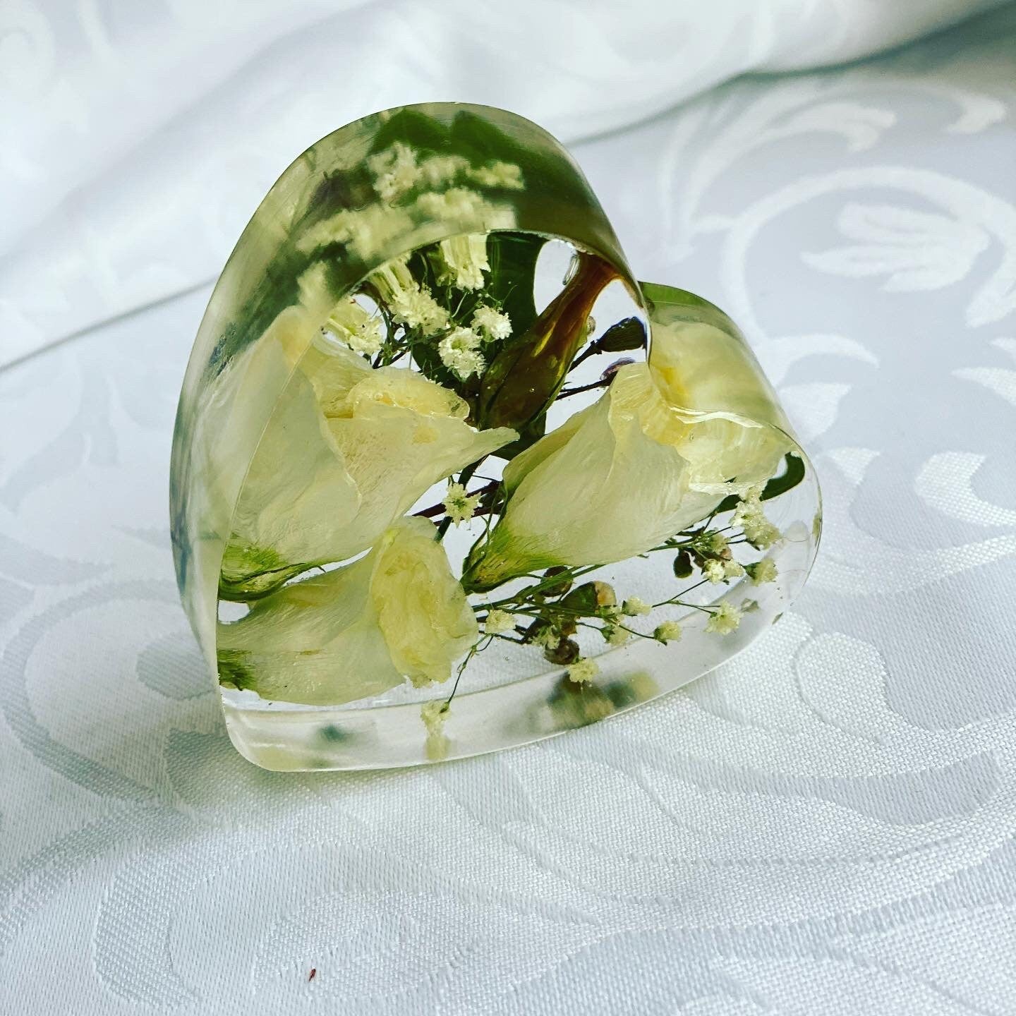 7cm Floral Heart