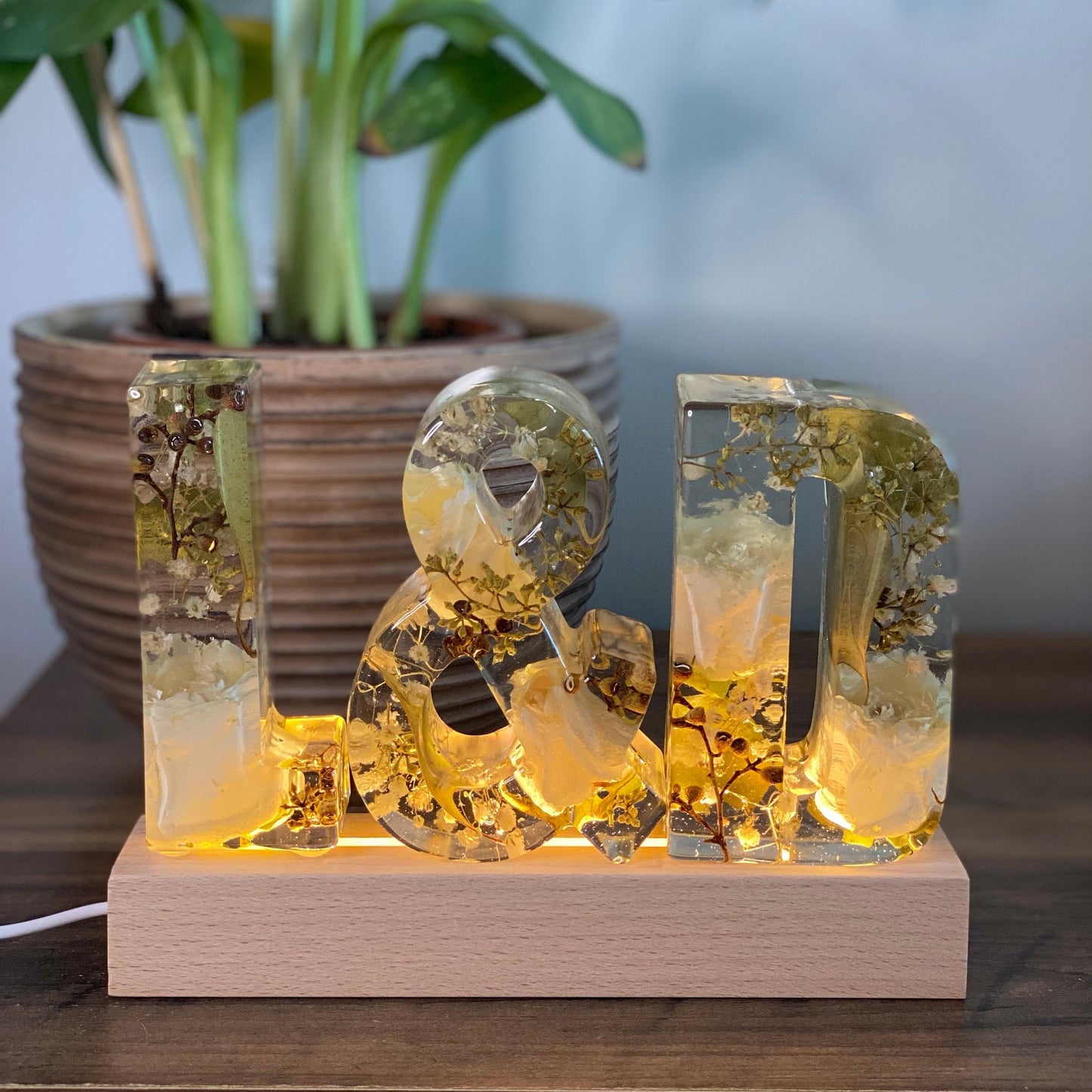 Set of medium initials