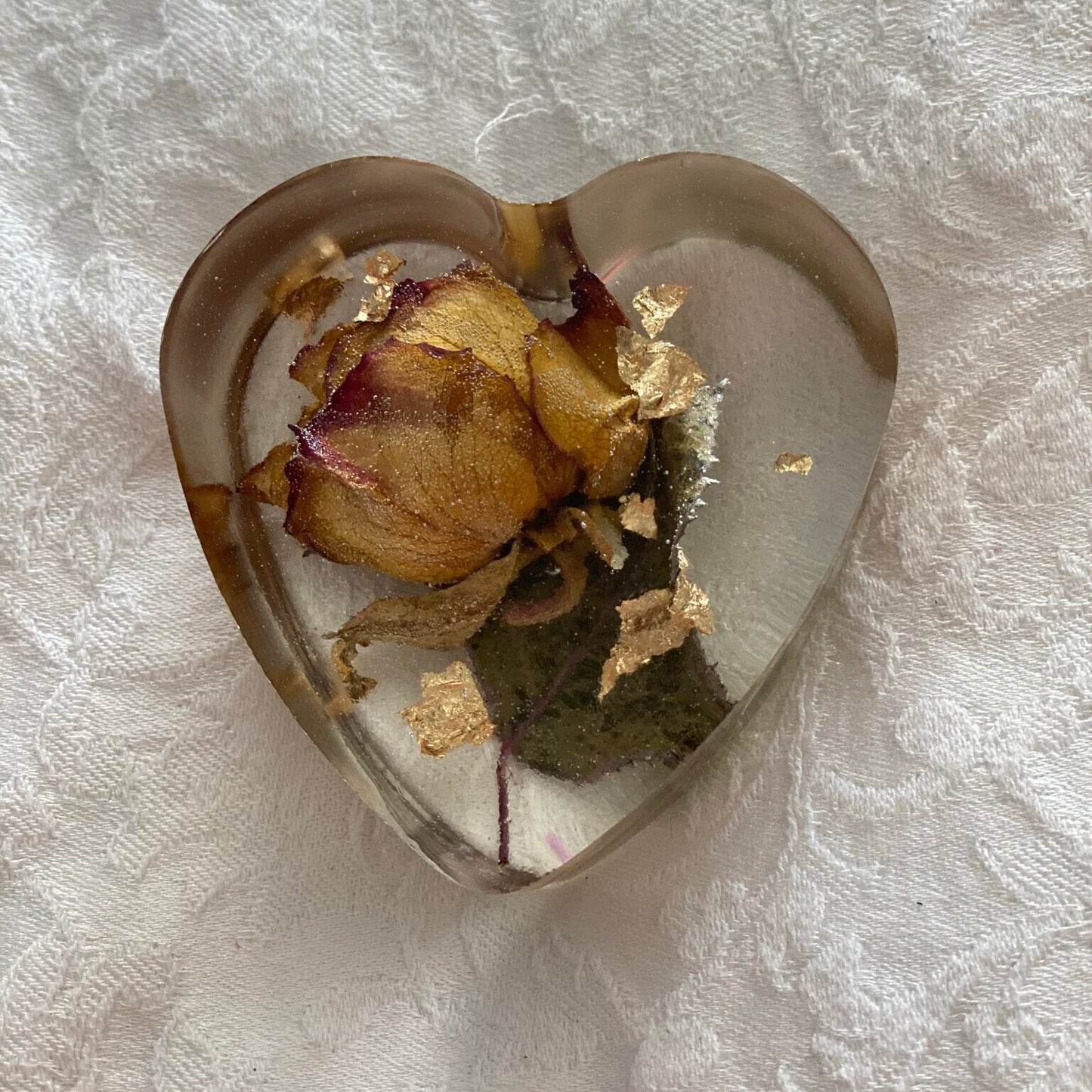 7cm Floral Heart
