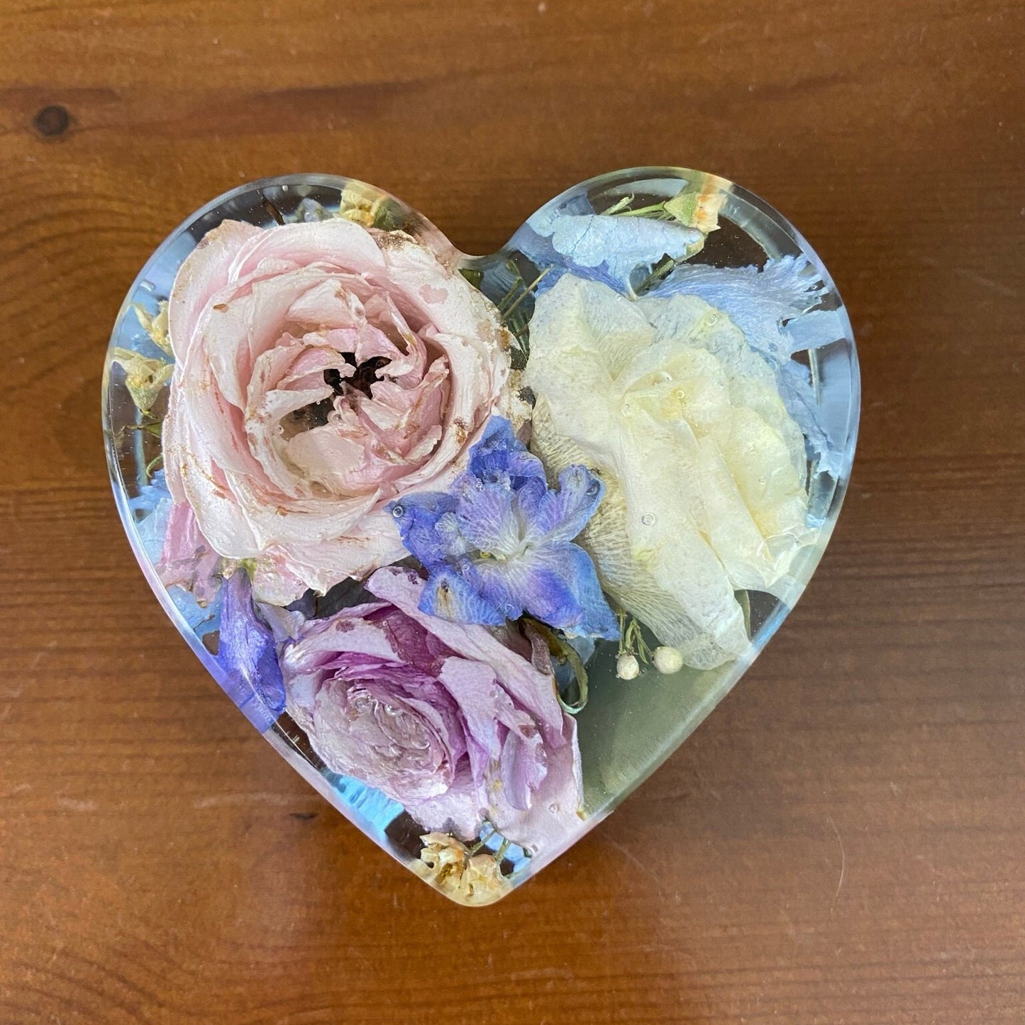 7cm Floral Heart