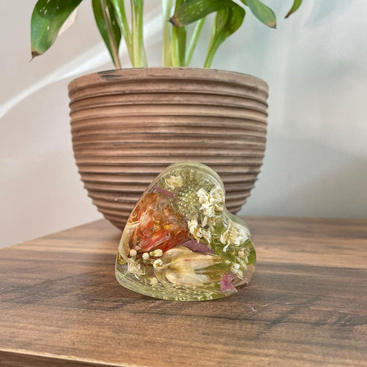 7cm Floral Heart