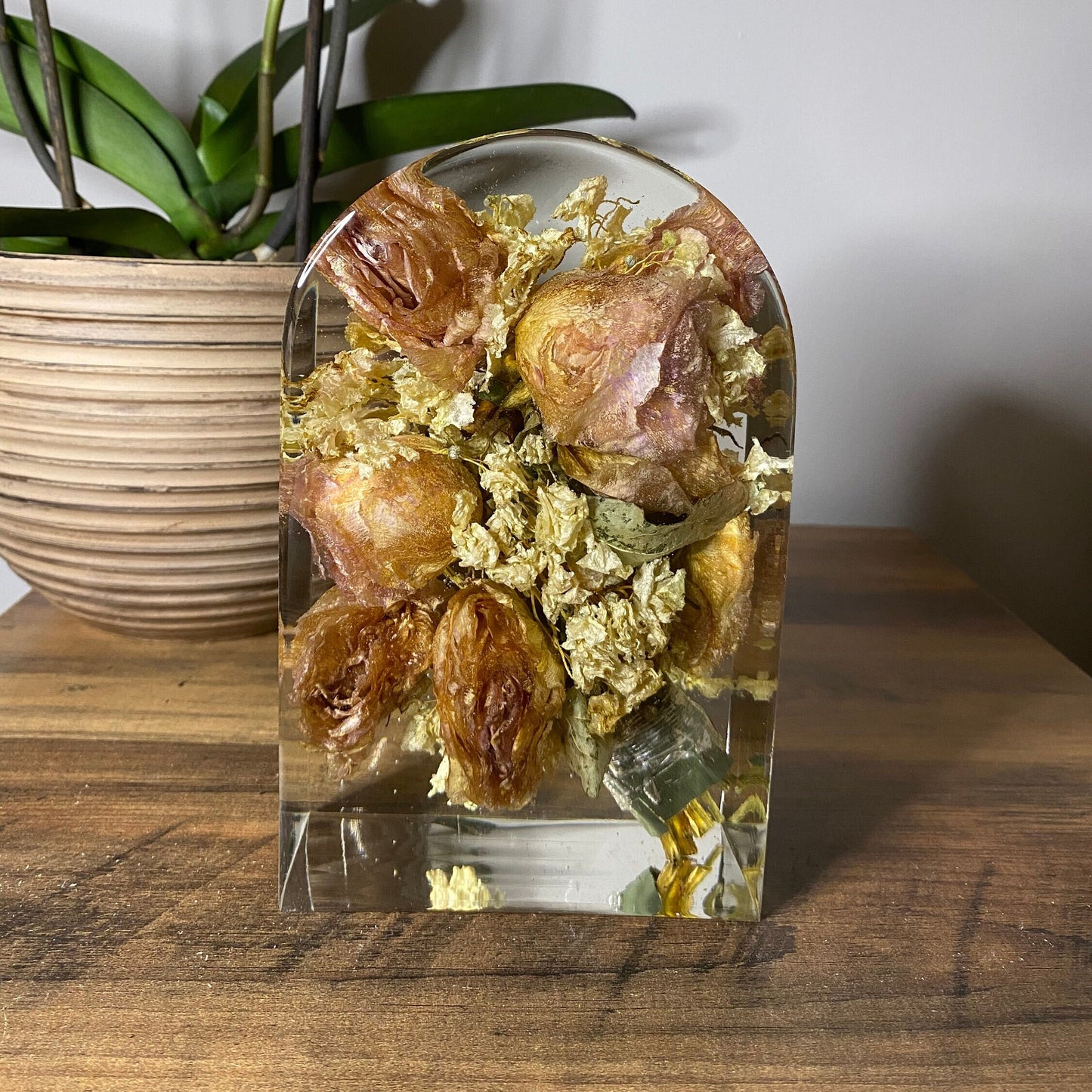 Wedding Bouquet Preservation Arch, Keepsake, Preserved Flowers, Wedding Gift, Any Occasion Flowers, Floral, Flowers in resin, Custom Made