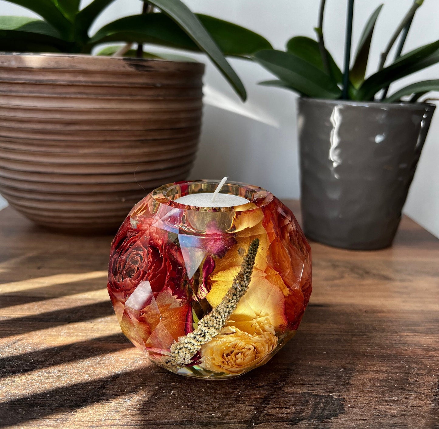 Large Faceted Tealight