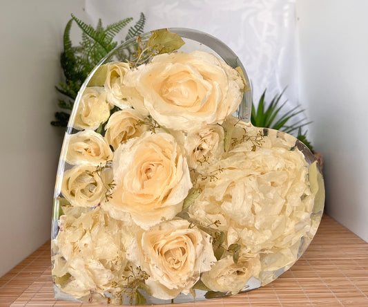 20cm Floral Heart
