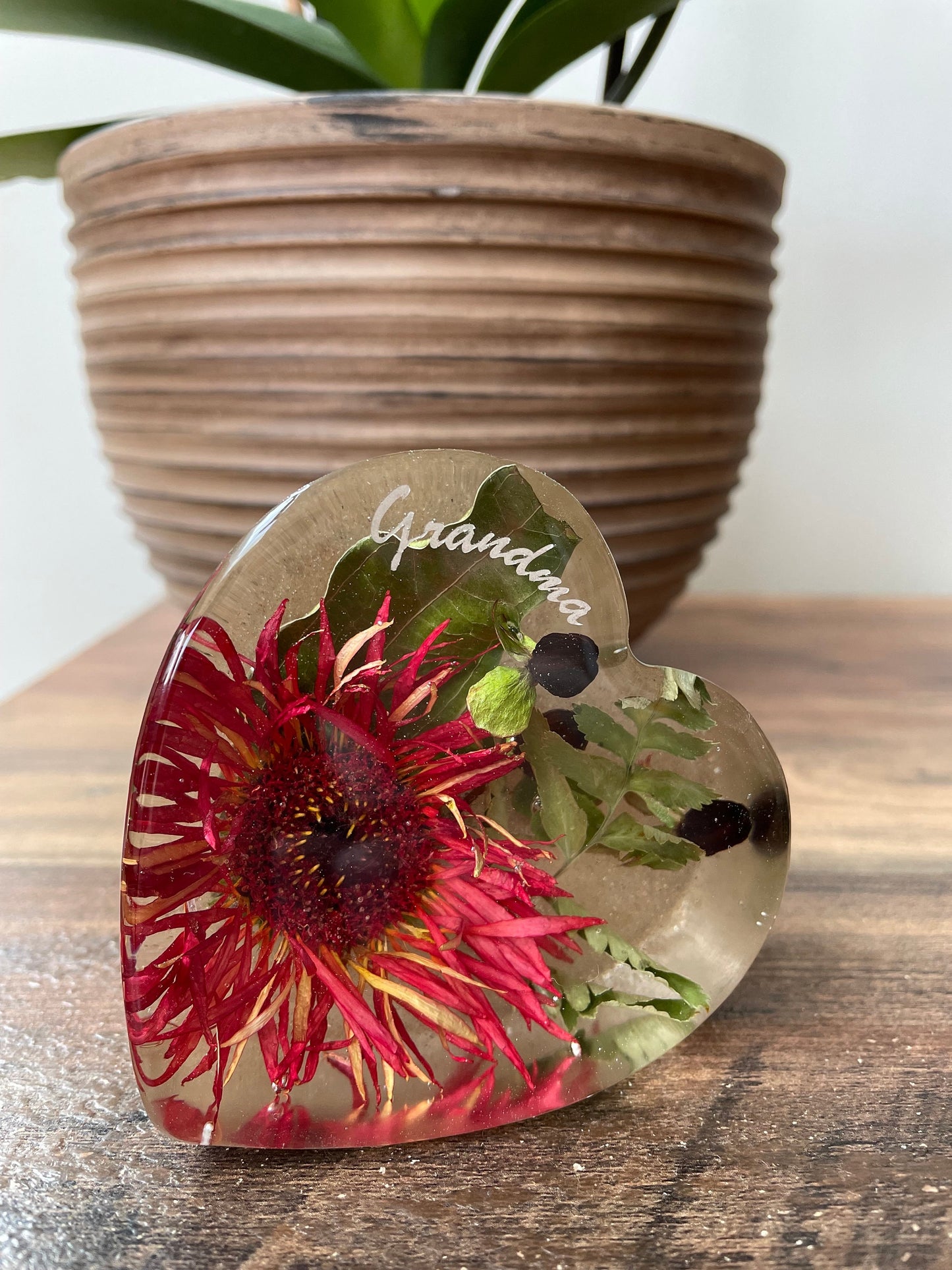 Wedding Bouquet Heart - 7cm Heart